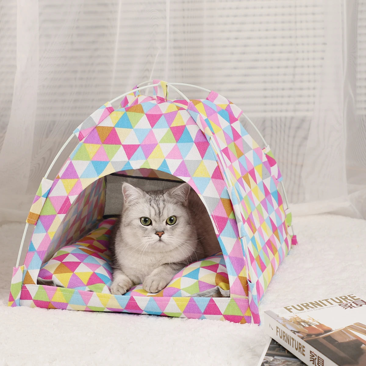 Premium Indoor Pet Tent (4.6 star rating)