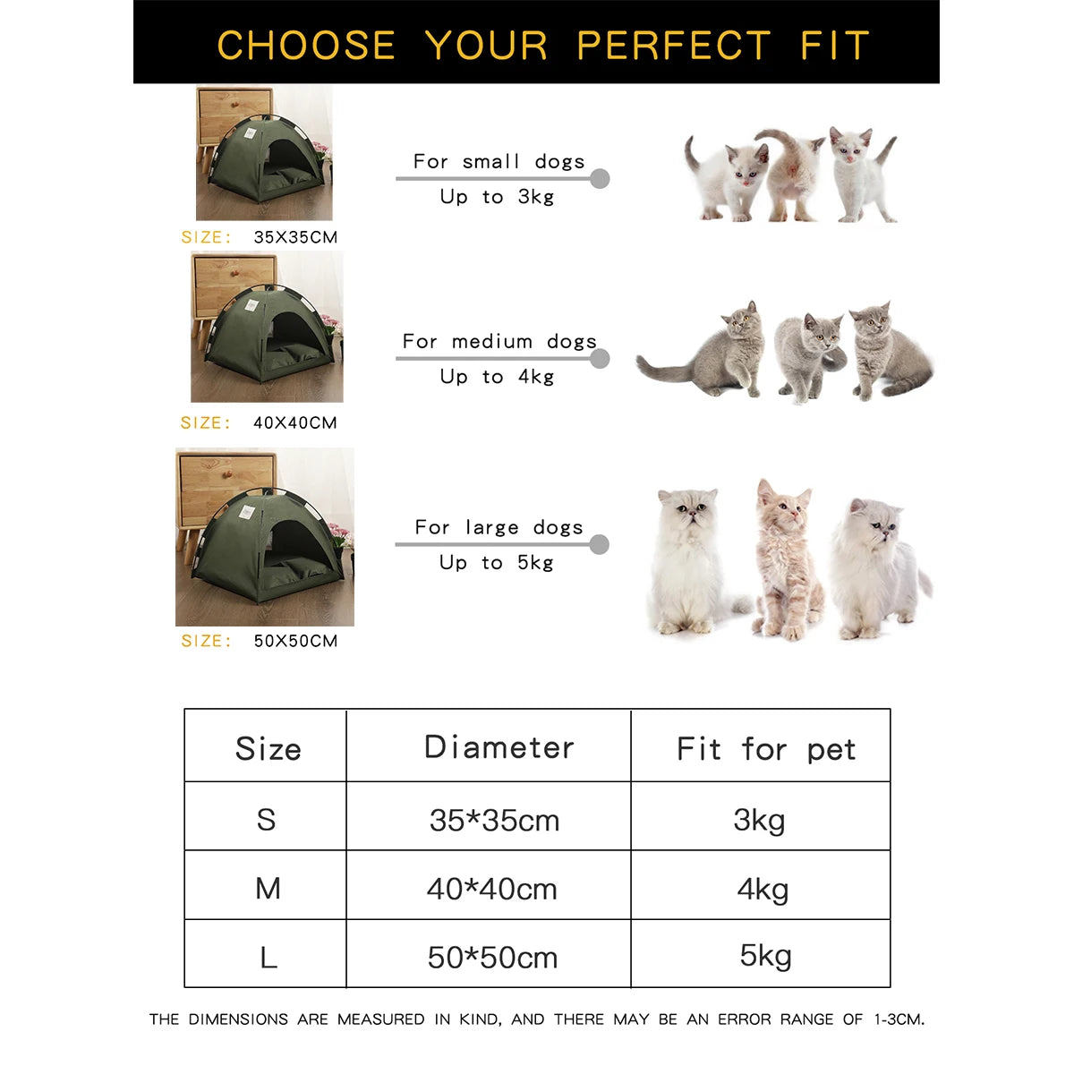 Premium Indoor Pet Tent (4.6 star rating)